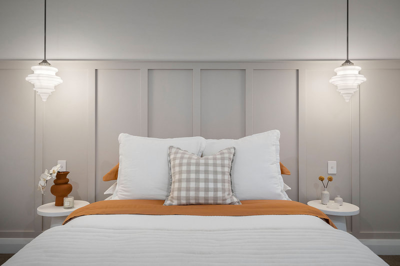 Master Bedroom wall paneling Mount Hawthorn Distinct Building Company